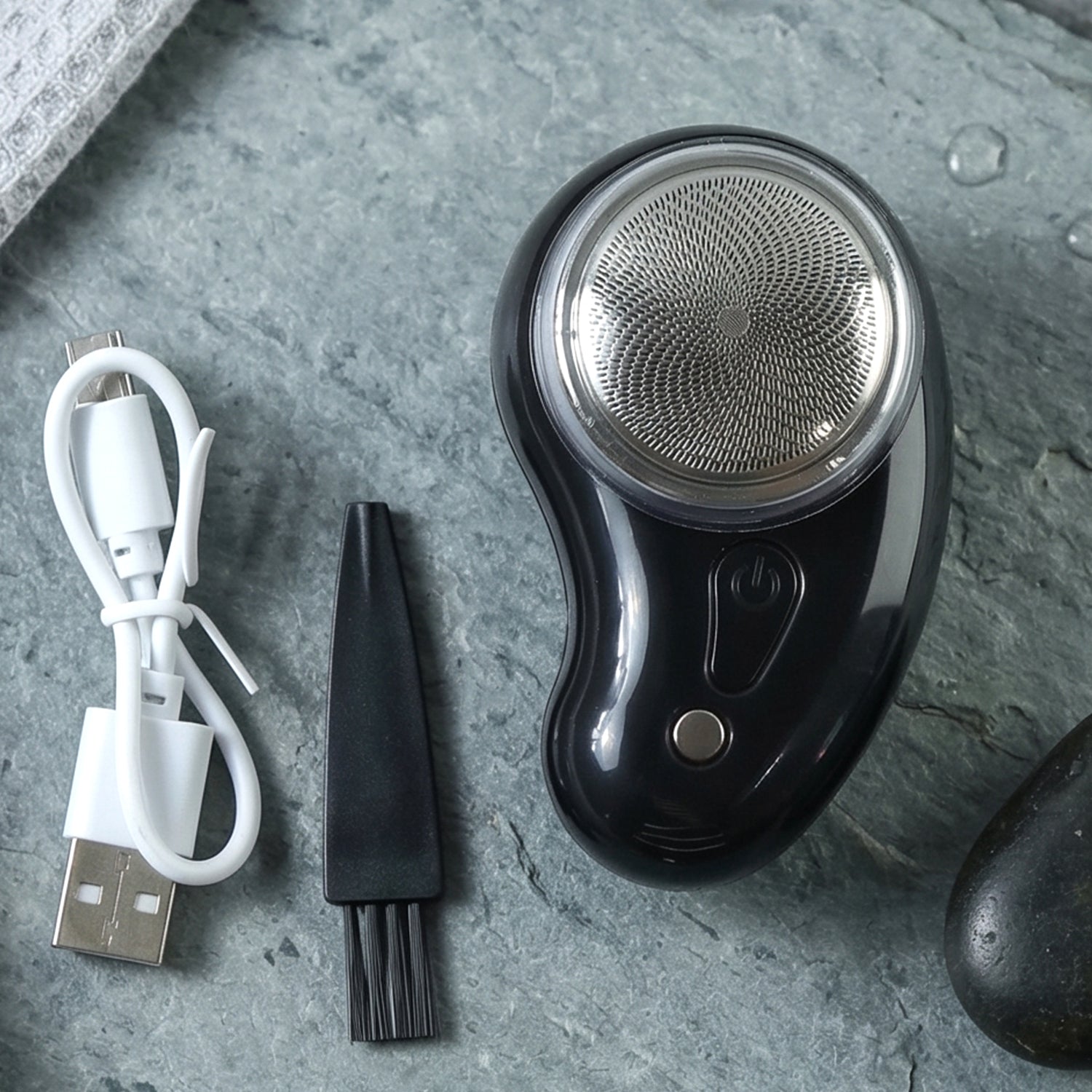 Portable Electric Rechargeable Mini Shaver Compact Beard Trimmer (1 Set)