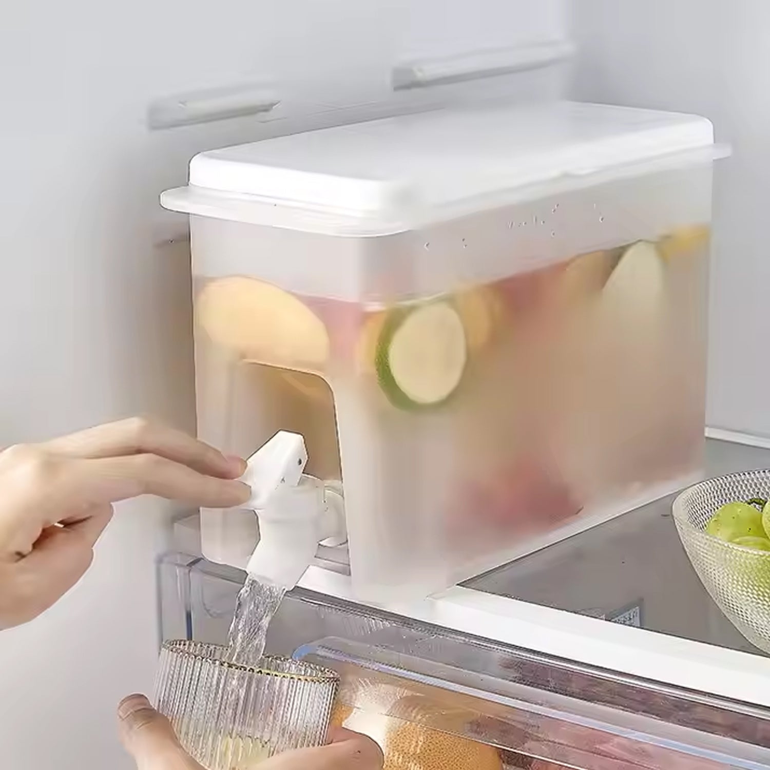 Drink Dispenser Portable Water Jug With Faucet (3.5 Ltr.)