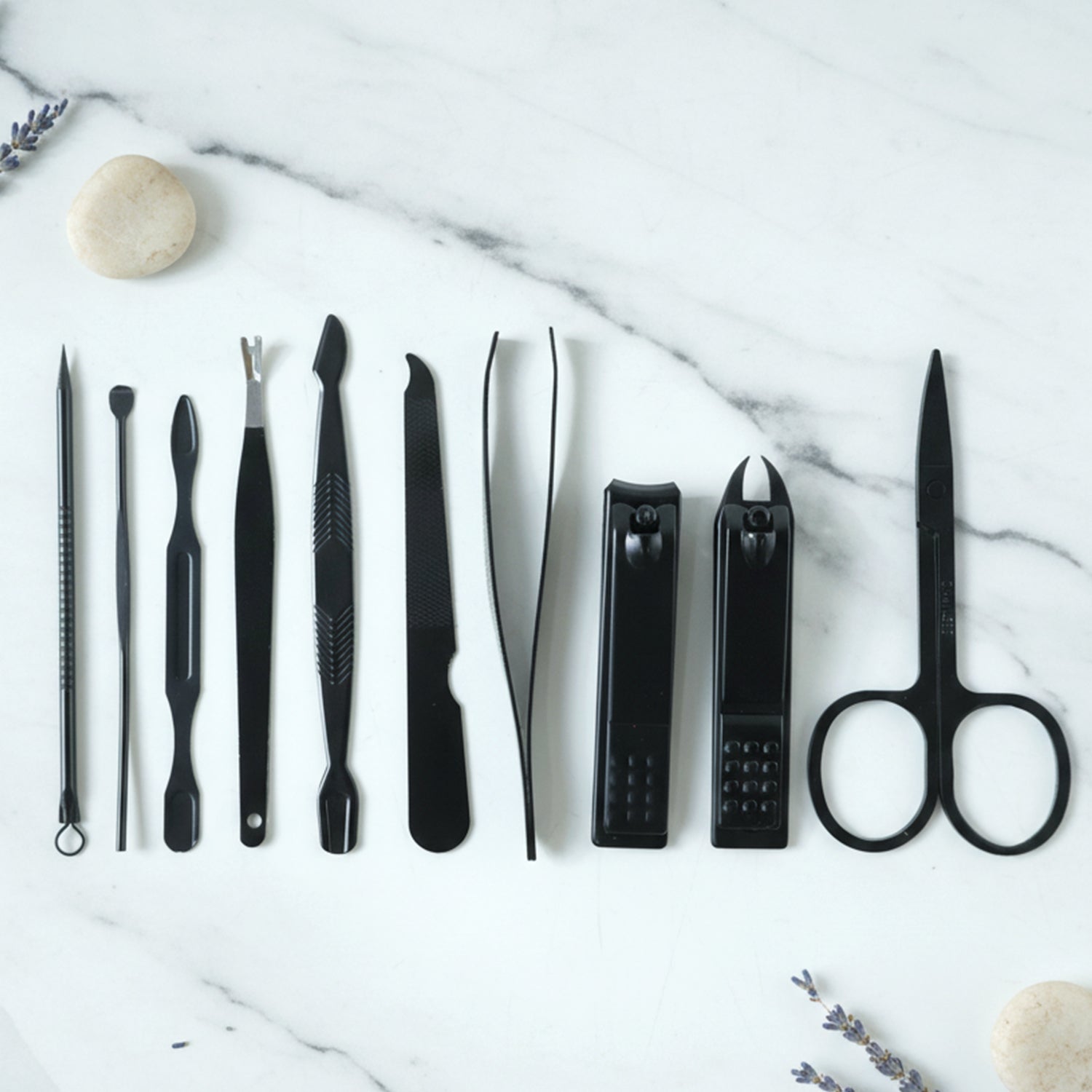 10 In 1 Professional Manicure Pedicure Grooming Kit