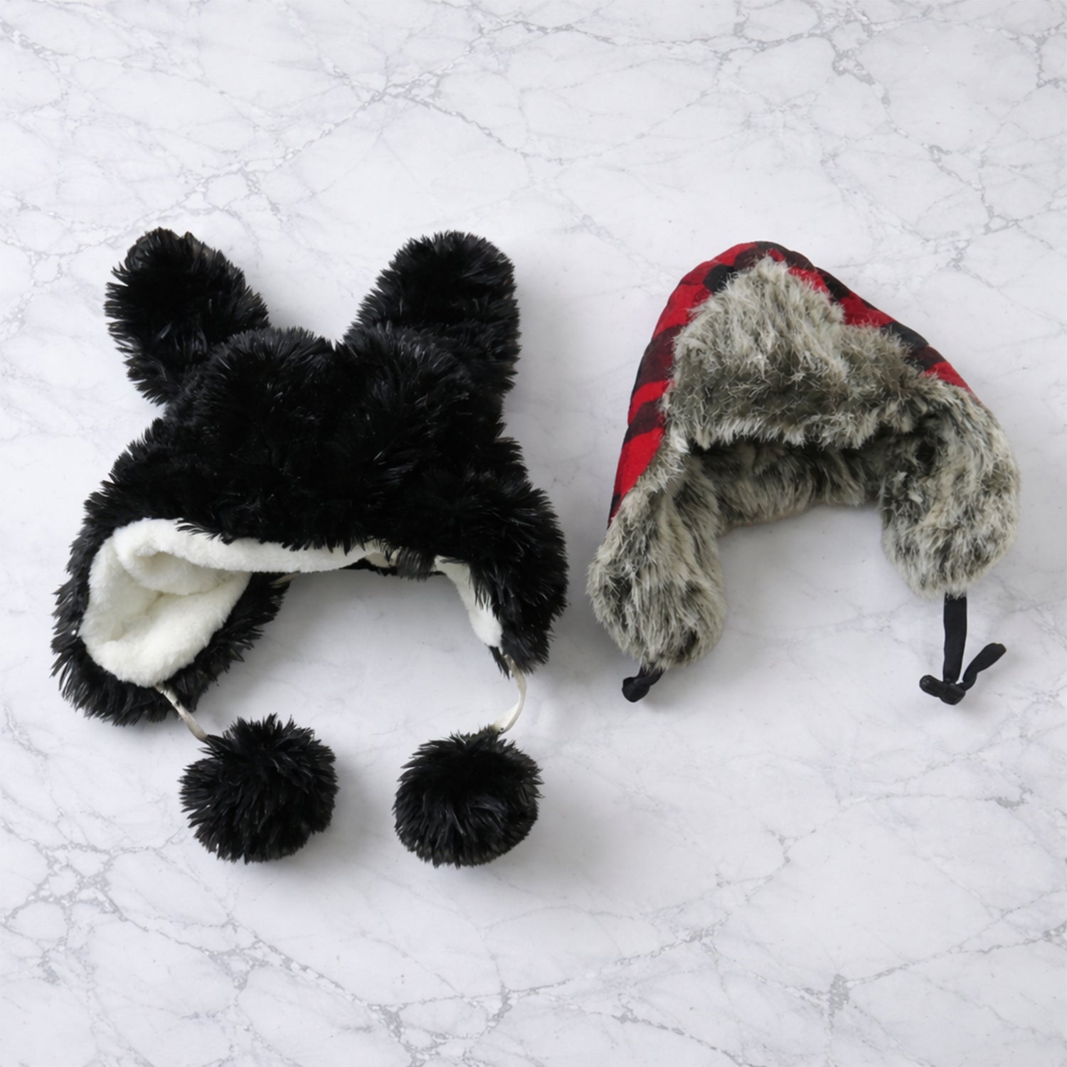 Kids Winter Fur Lined Warm Cap With Ear Flap And Stylish (1 Pc Mix Design)