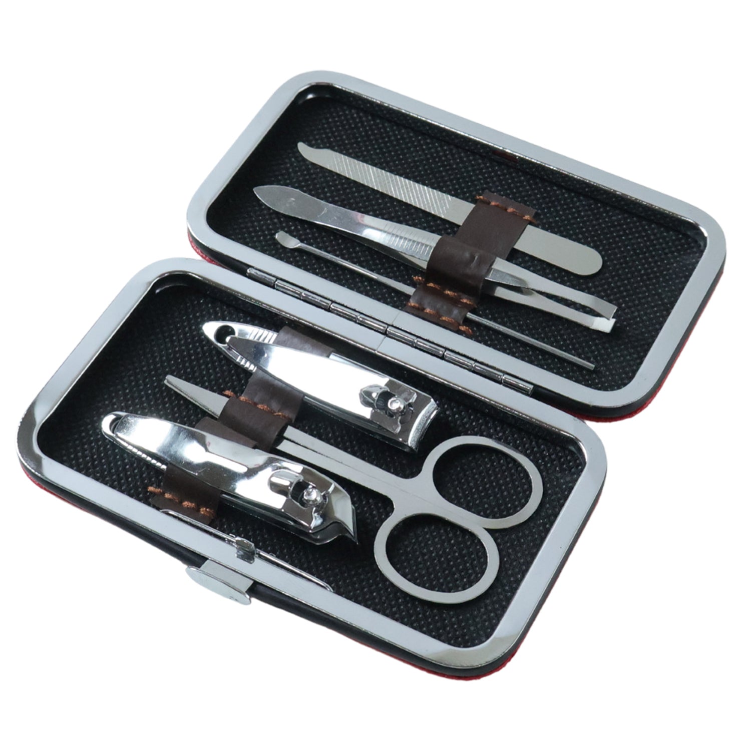 6 In 1 Professional Manicure Pedicure Nail Grooming Kit (1 Set)