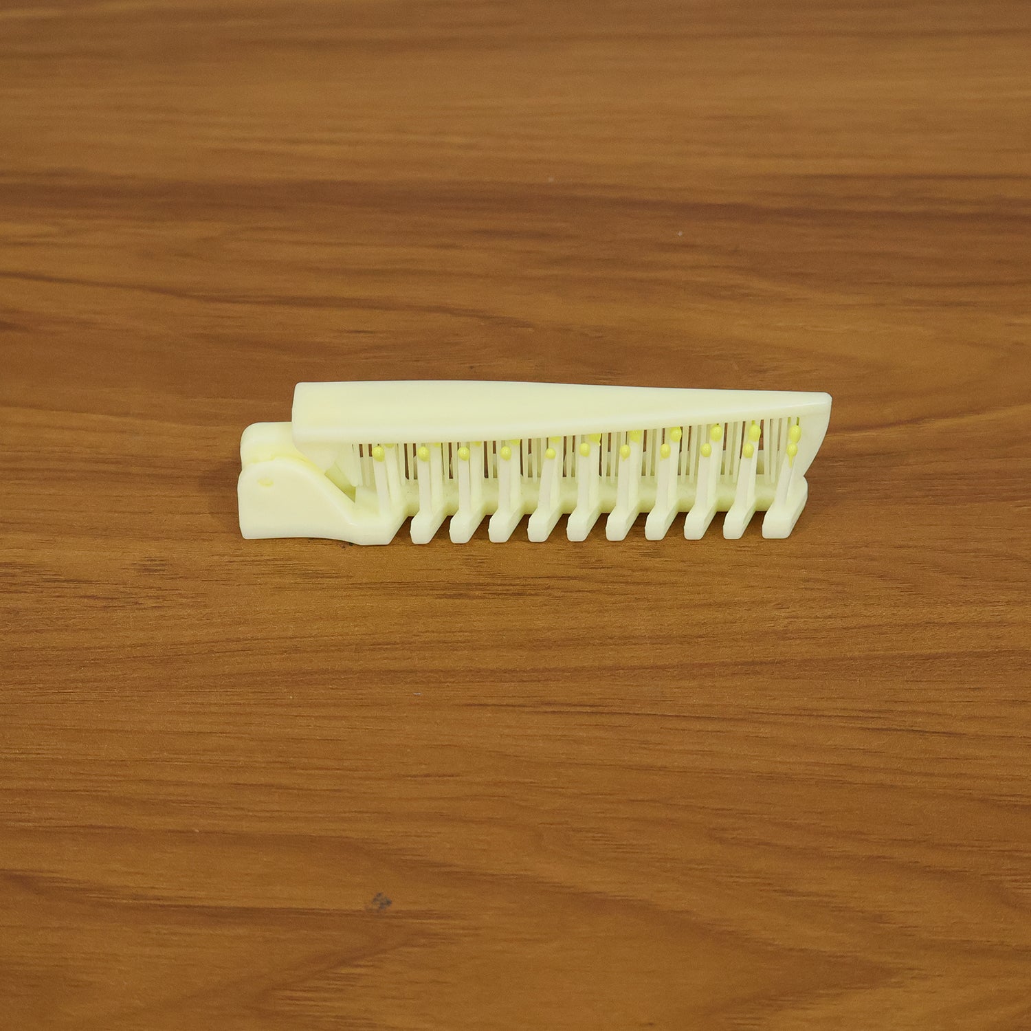 2 In 1 Foldable Hair Comb With Brush (1 Pc)