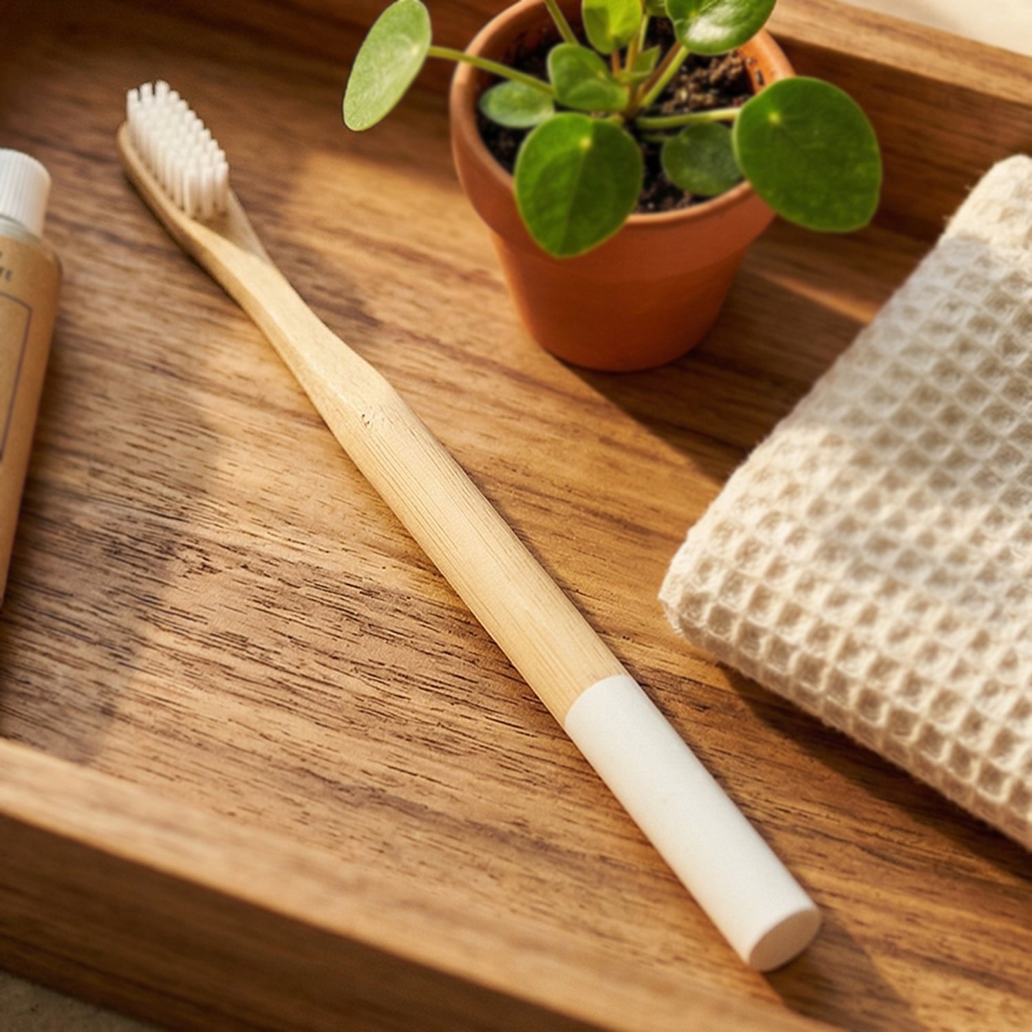 Biodegradable Bamboo Toothbrush Soft Bristle (1 Pc)