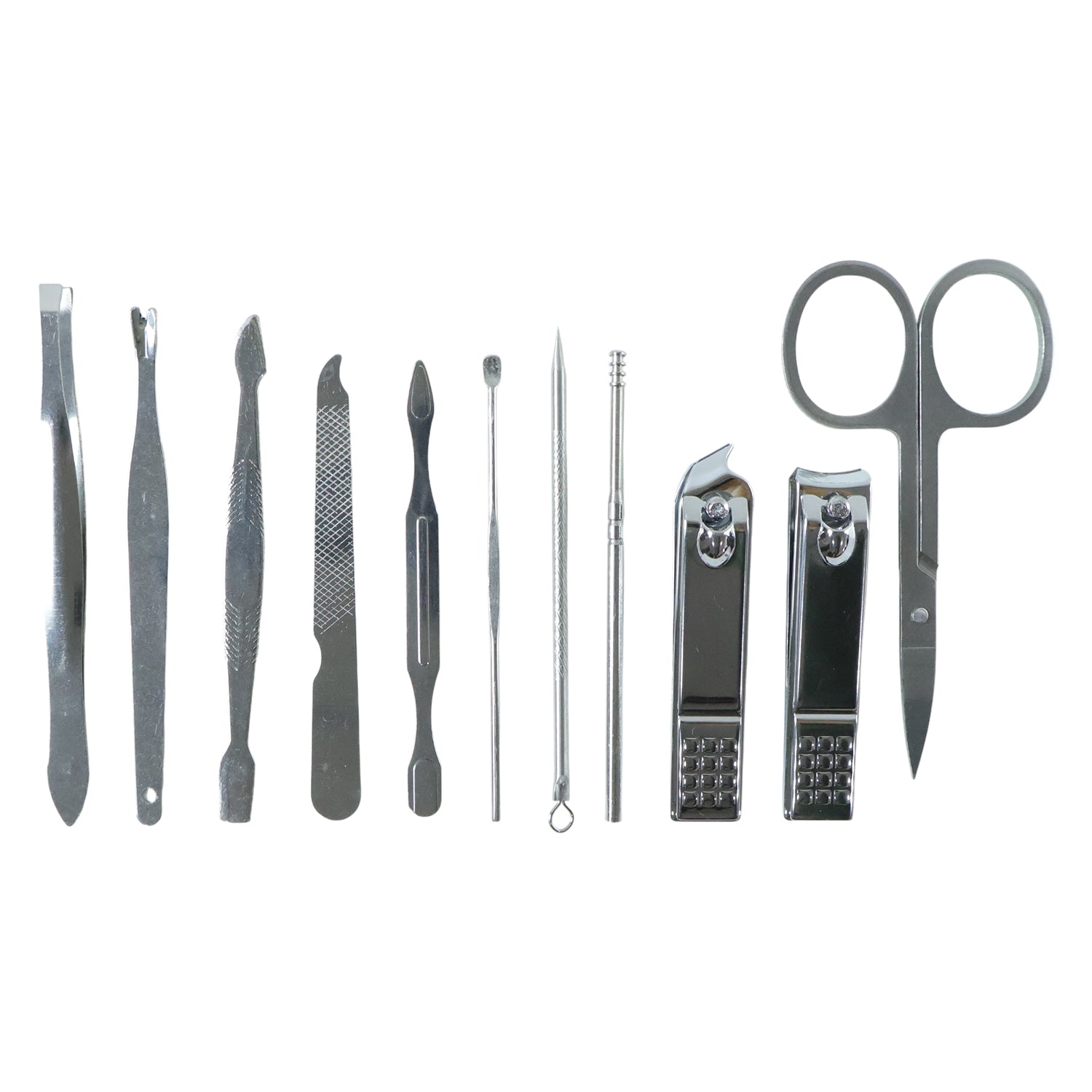 11 In 1 Stainless Steel Personal Grooming Manicure Pedicure Care Kit
