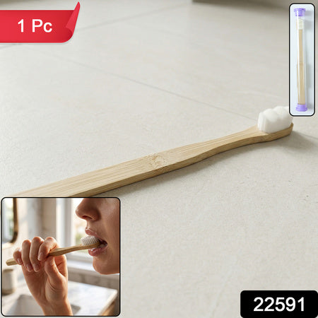 Eco Friendly Wooden Bamboo Toothbrush With Protective Travel Case 1 Pc